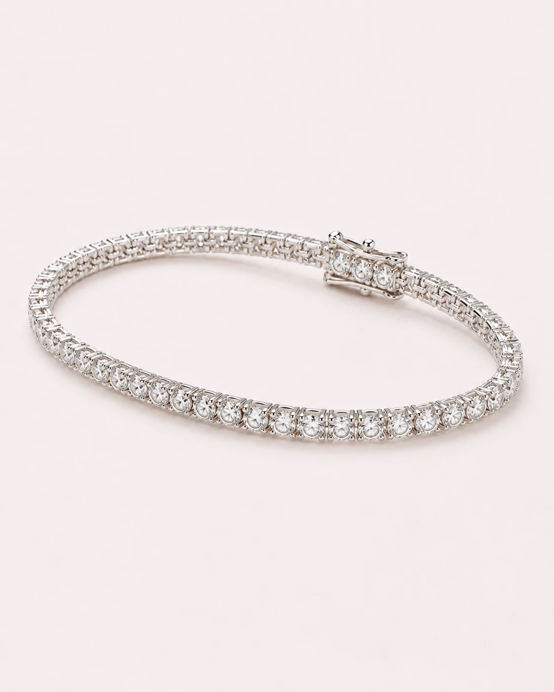 Tennis Bracelet 14ct lab 2.5pt