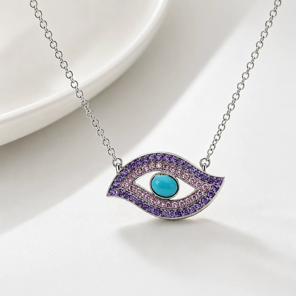 Eye-Shaped Necklace