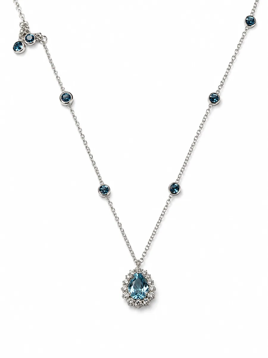 aquamarine pendant 9w