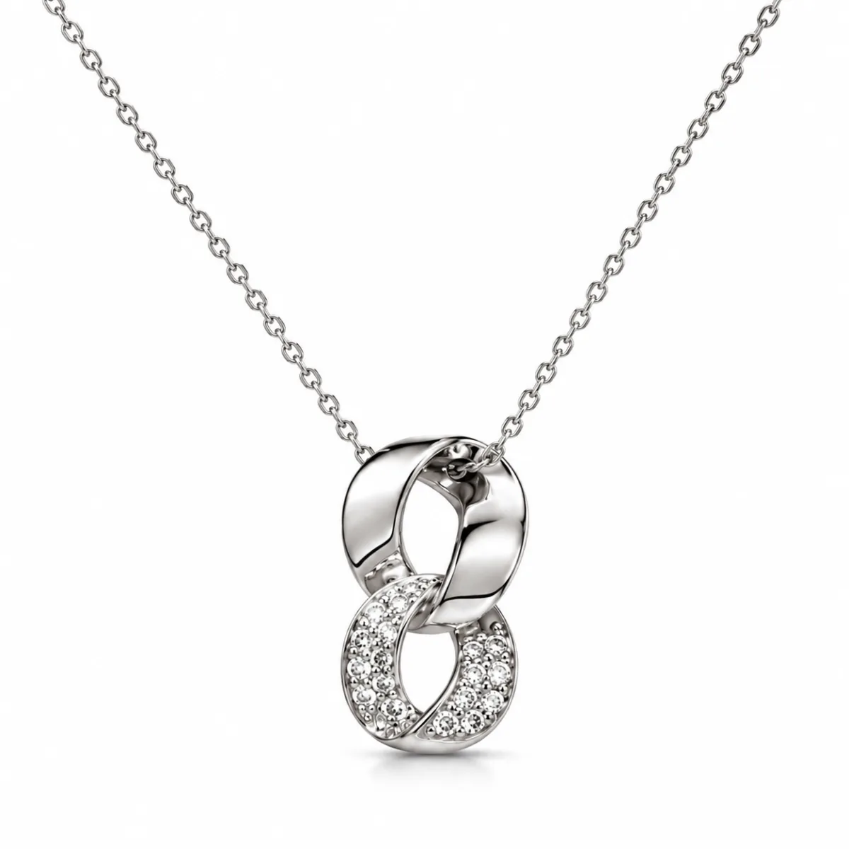 eternity round pendant