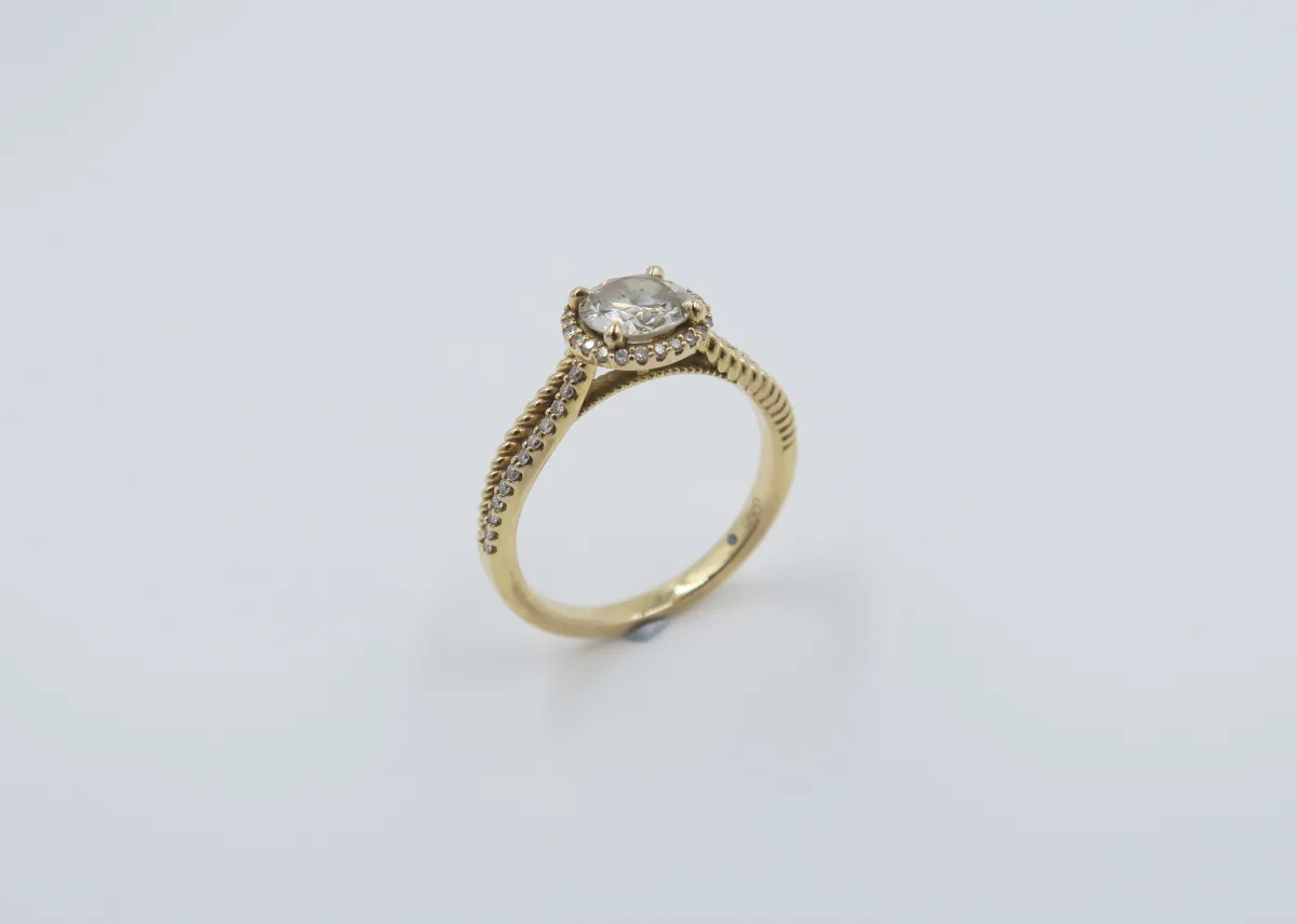 Ring before repair
